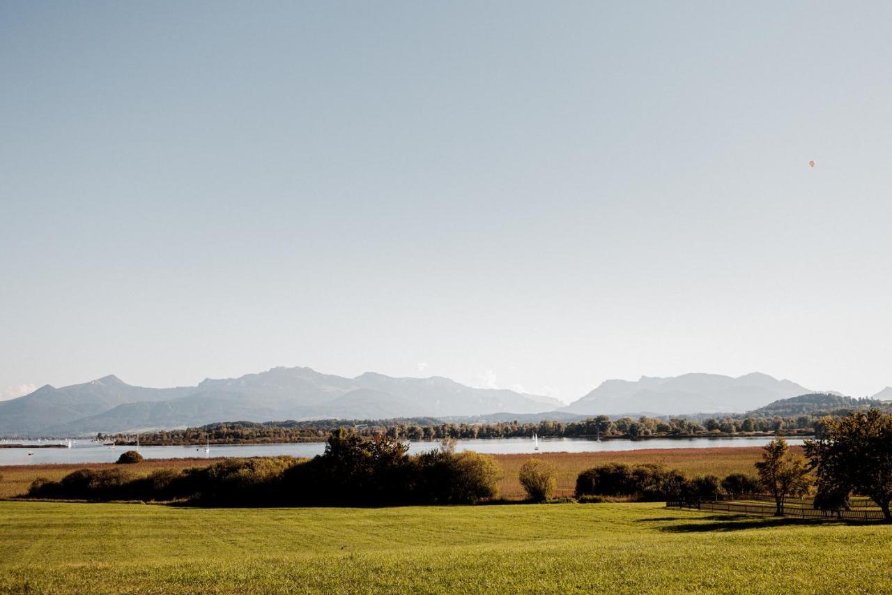 פרין אם קימזה Chiemsee Ferienwohnung Gartenblick מראה חיצוני תמונה